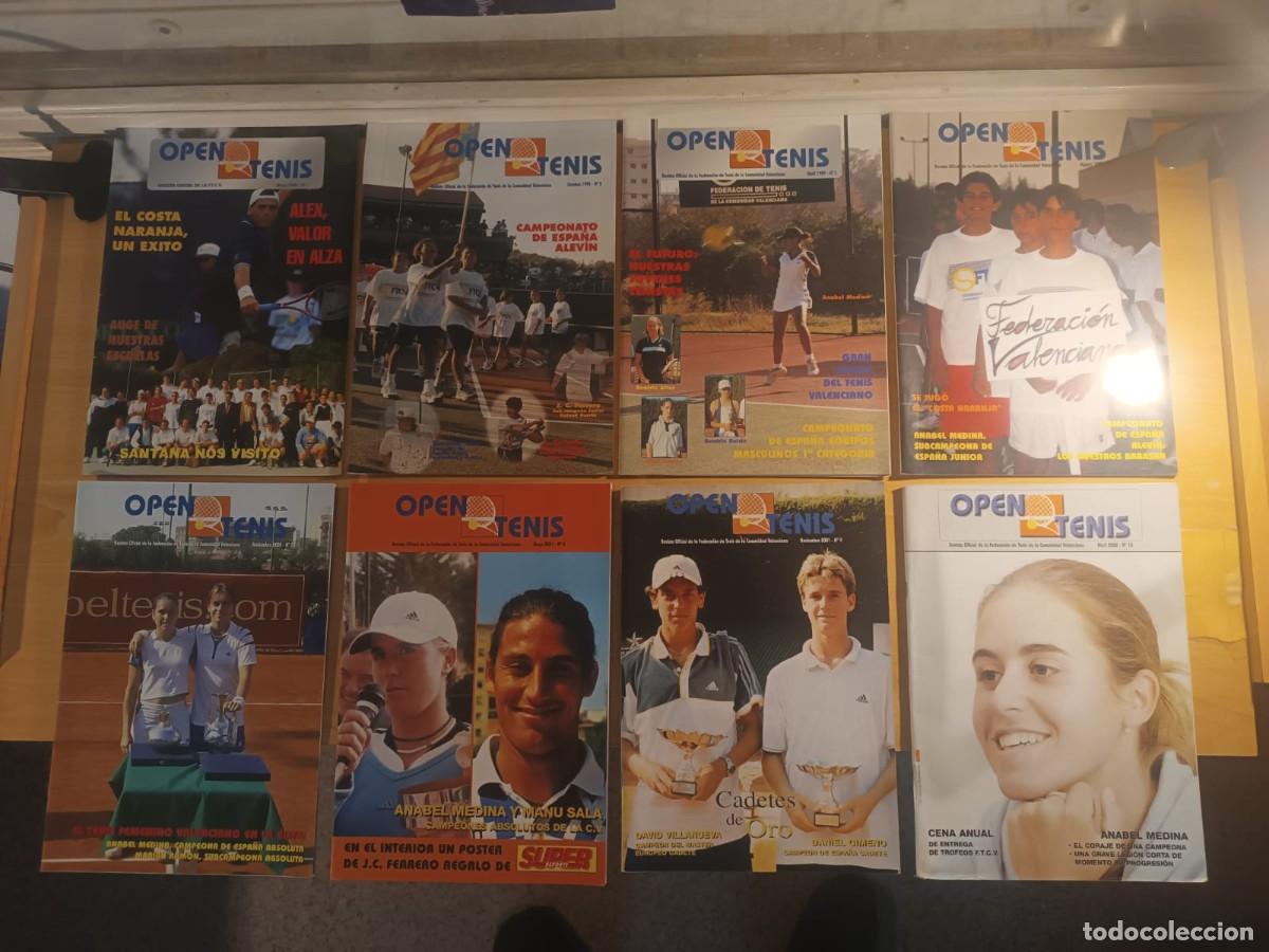 Coleccionismo deportivo: Lote 13 Revistas OPEN TENIS - Federaci&oacute;n Valenciana Tenis - Incluye el Numeros 1 al 4