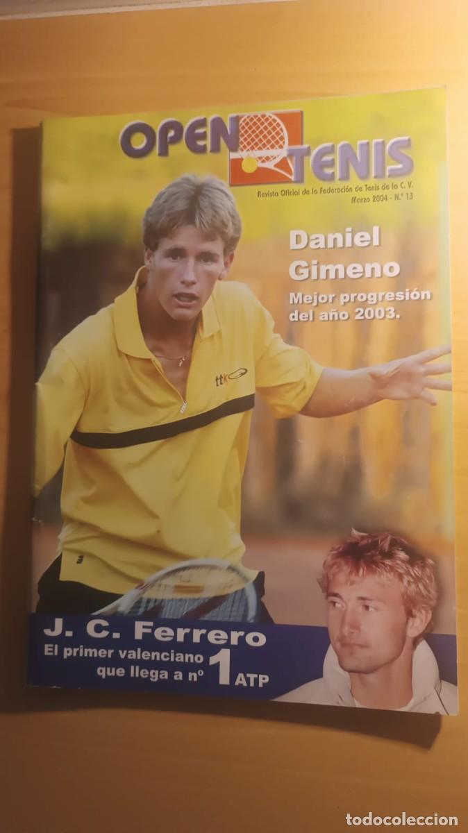 Collectionnisme sportif: Revista OPEN TENIS N&ordm; 13 - Especial J.C. FERRERO N&uacute;mero 1 del Mundo ATP