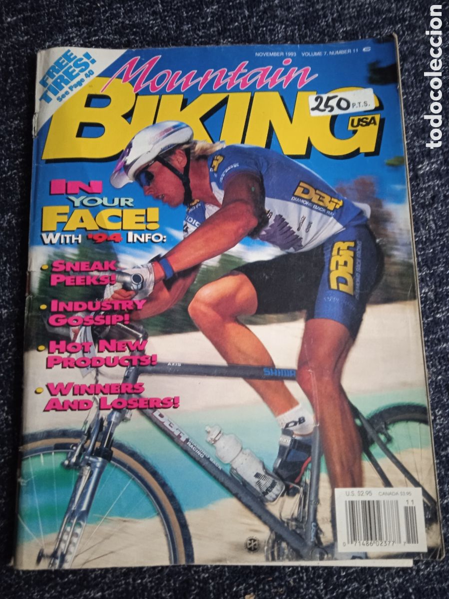 Coleccionismo deportivo: MOUNTAIN BIKING - NOVIEMBRE 1993 EDICION EN INGLES - CICLISMO, BICICLETA