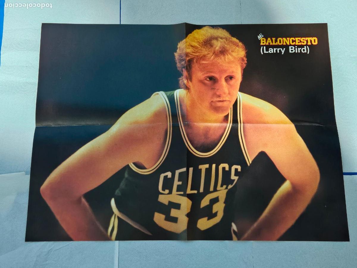 Collezionismo sportivo: Revista &ldquo; Mi Baloncesto&rdquo; por Antonio Diaz Miguel; Poster Larry Bird