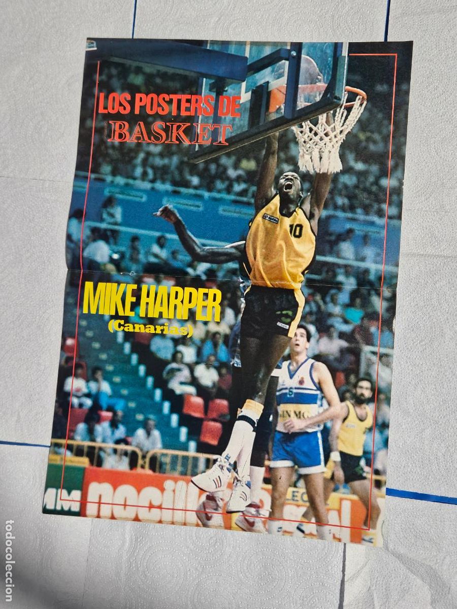 Coleccionismo deportivo: REVISTA NUEVO BASKET N&ordm; 149 1986 POSTER MIKE HARPER CANARIAS