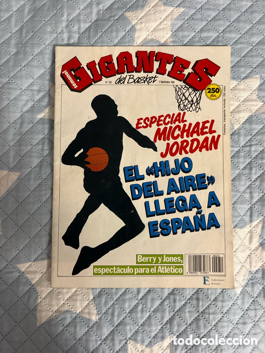 Coleccionismo deportivo: Revista Gigantes del Basket N&ordm; 252 (1990) - Especial Michael Jordan | &iexcl;Como Nueva! 100% Original