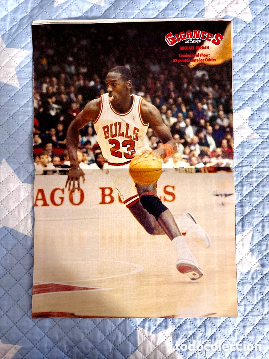 Coleccionismo deportivo: Gigantes del Basket N&ordm; 159 (1988) &bull; FERNANDO MART&Iacute;N &bull; P&Oacute;STER MICHAEL JORDAN PERFECTO &bull; excelente