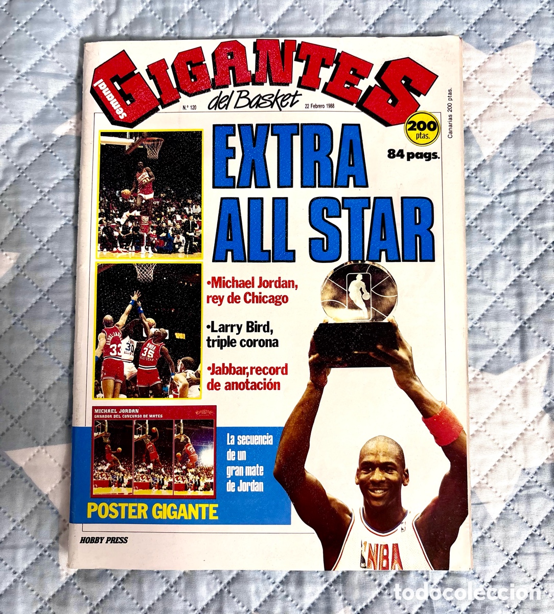 Coleccionismo deportivo: Revista Gigantes del Basket N&ordm; 120 (1988) - Especial All-Star Chicago - &iexcl;Con P&oacute;ster Michael Jordan.