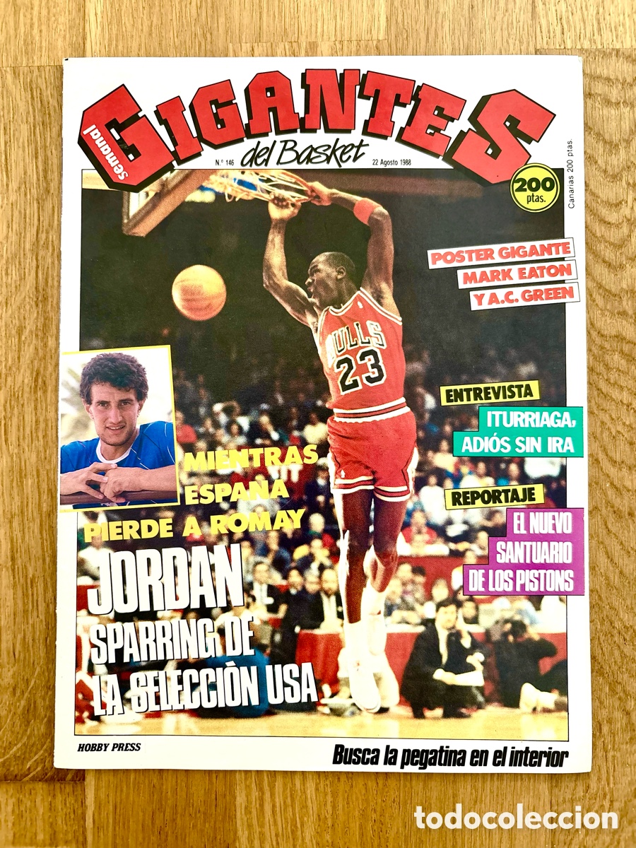 Coleccionismo deportivo: Revista 146 - JORDAN Gigantes del Basket (1988) - &iexcl;Como Nueva!