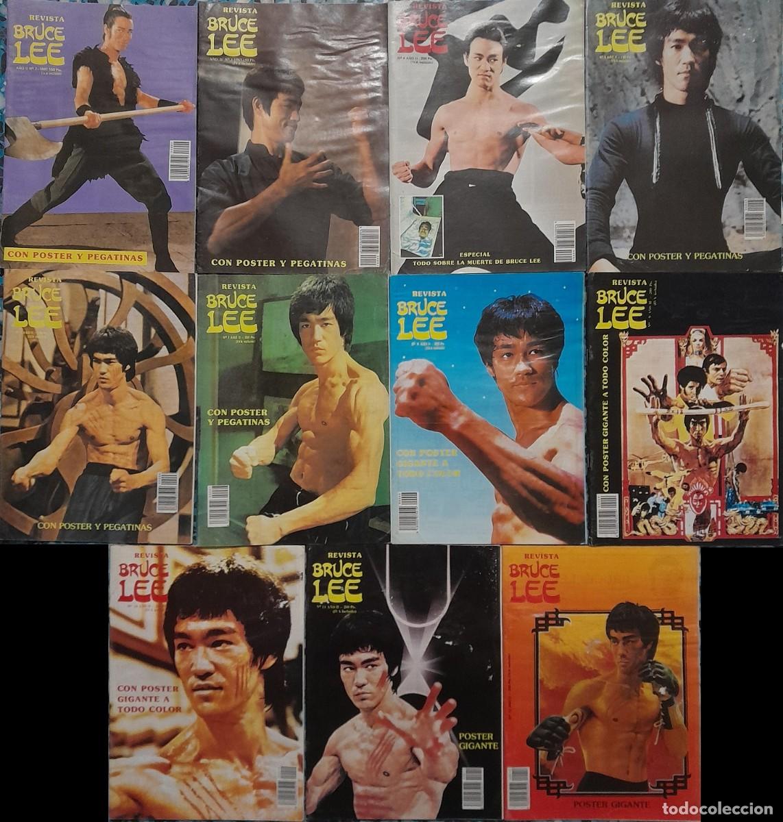 Coleccionismo deportivo: 11 n&uacute;meros de la revista ''Bruce Lee'' y 15 revistas de artes marciales ''Dojo'' (a&ntilde;os 80)