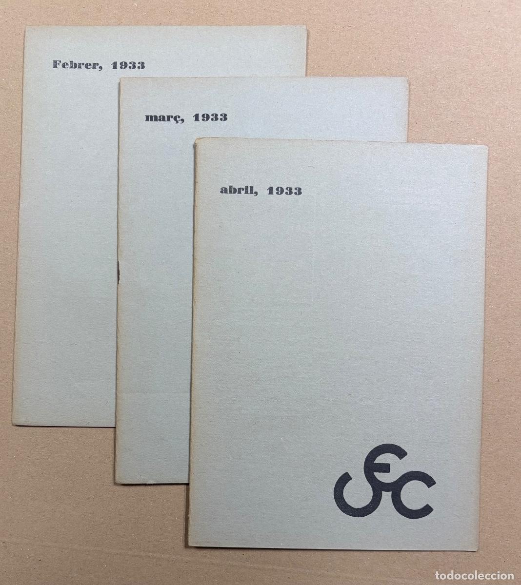 Sports collectibles: LOTE 3 REVISTA BOLETIN - UNIO EXCURSIONISTA DE CATALUNYA - A&Ntilde;O 1933