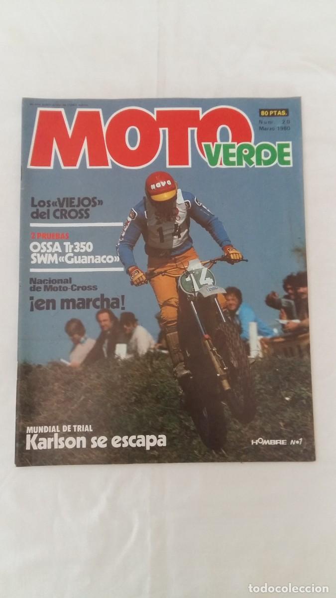 Coleccionismo deportivo: Revista Moto Verde, N&deg;20, Marzo 1980