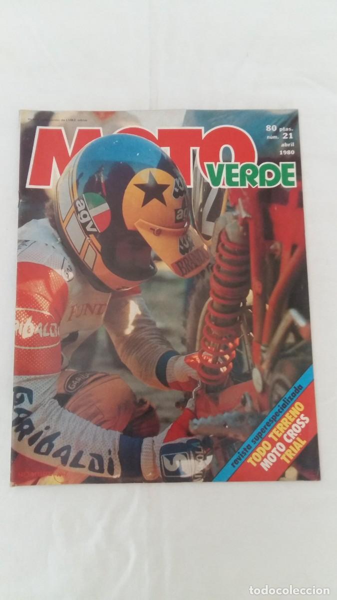 Coleccionismo deportivo: Revista Moto Verde, N&deg;21, Abril 1980