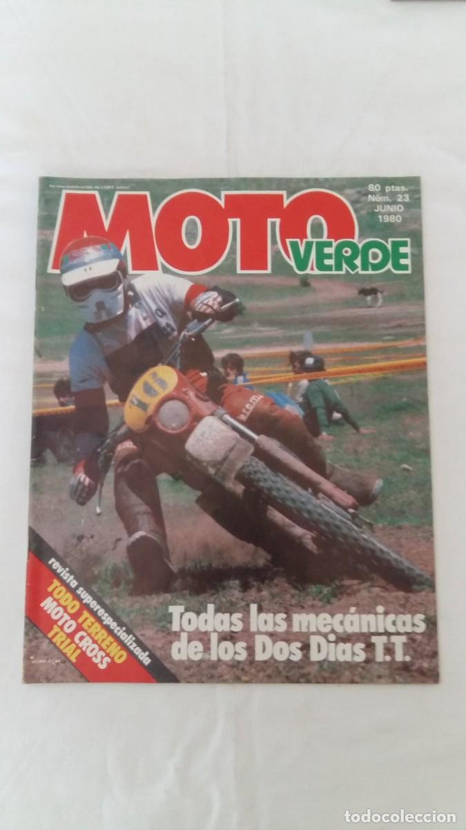 Sports collectibles: Revista Moto Verde, N&deg;23, Junio 1980