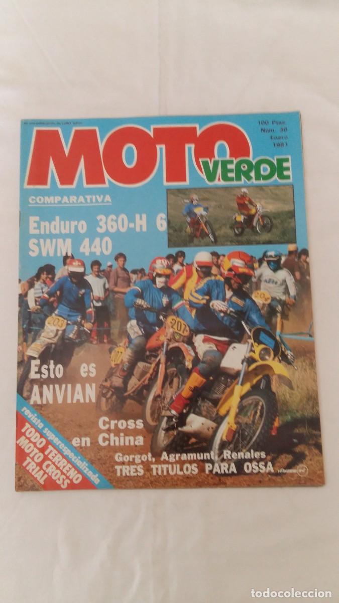 Collezionismo sportivo: Revista Moto Verde, N&deg;30, Enero 1981