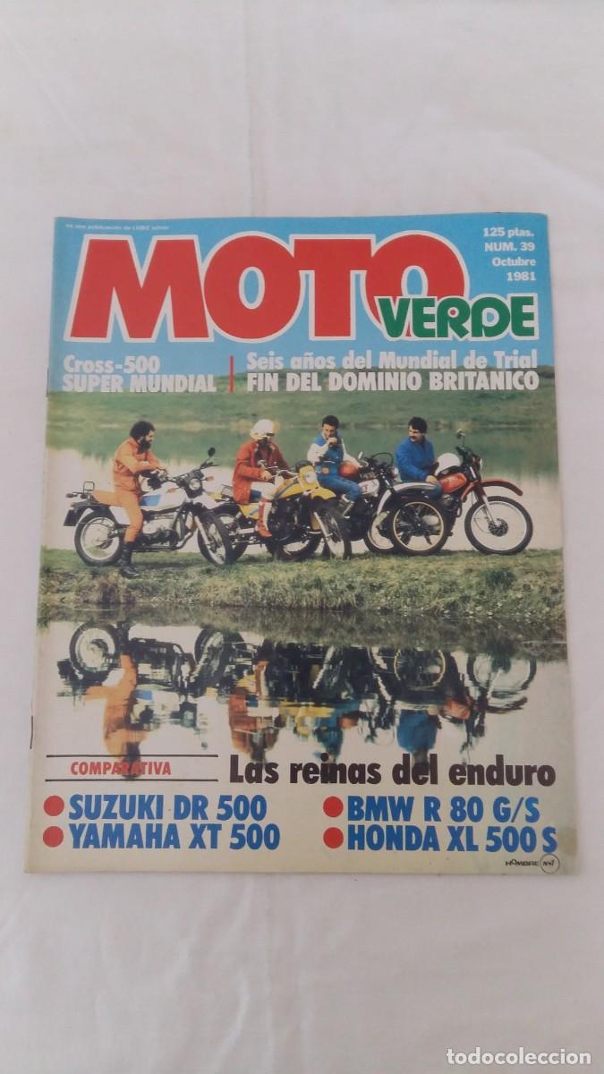 Coleccionismo deportivo: Revista Moto Verde, N&deg;39, Octubre 1981