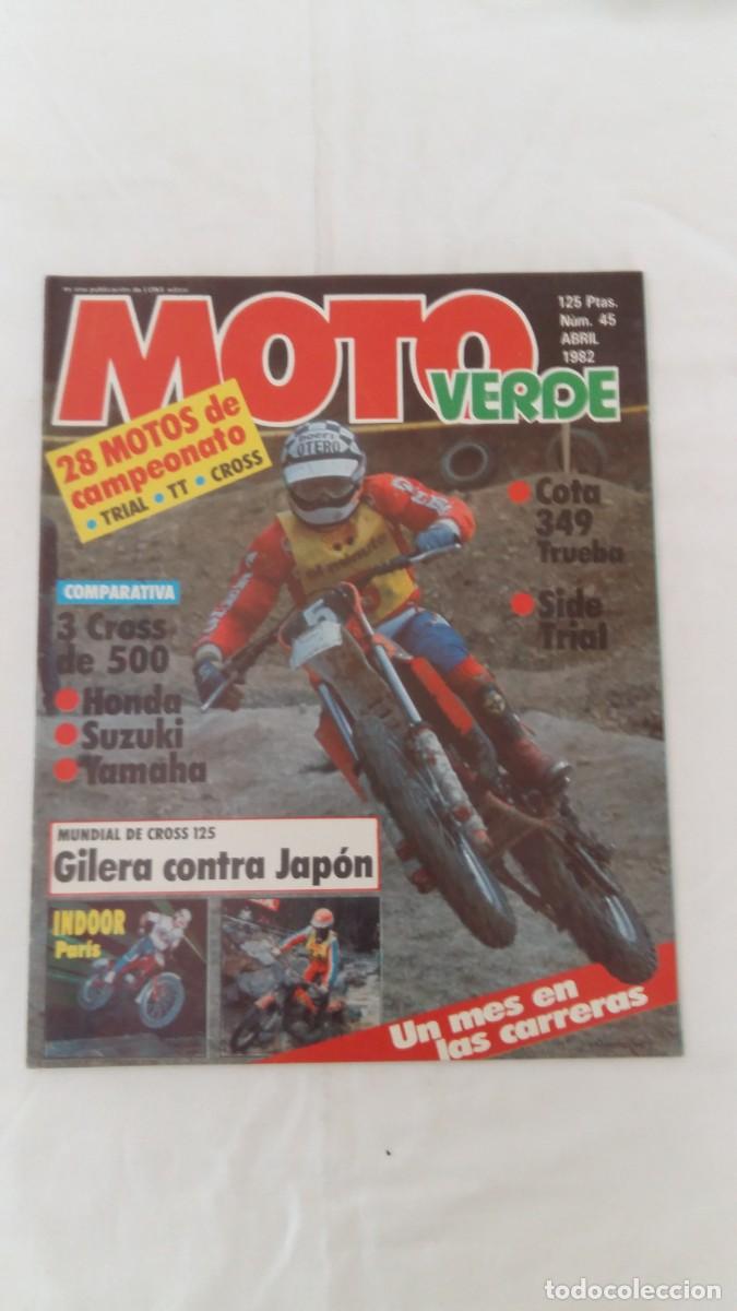 Coleccionismo deportivo: Revista Moto Verde, N&deg;45, Abril 1982