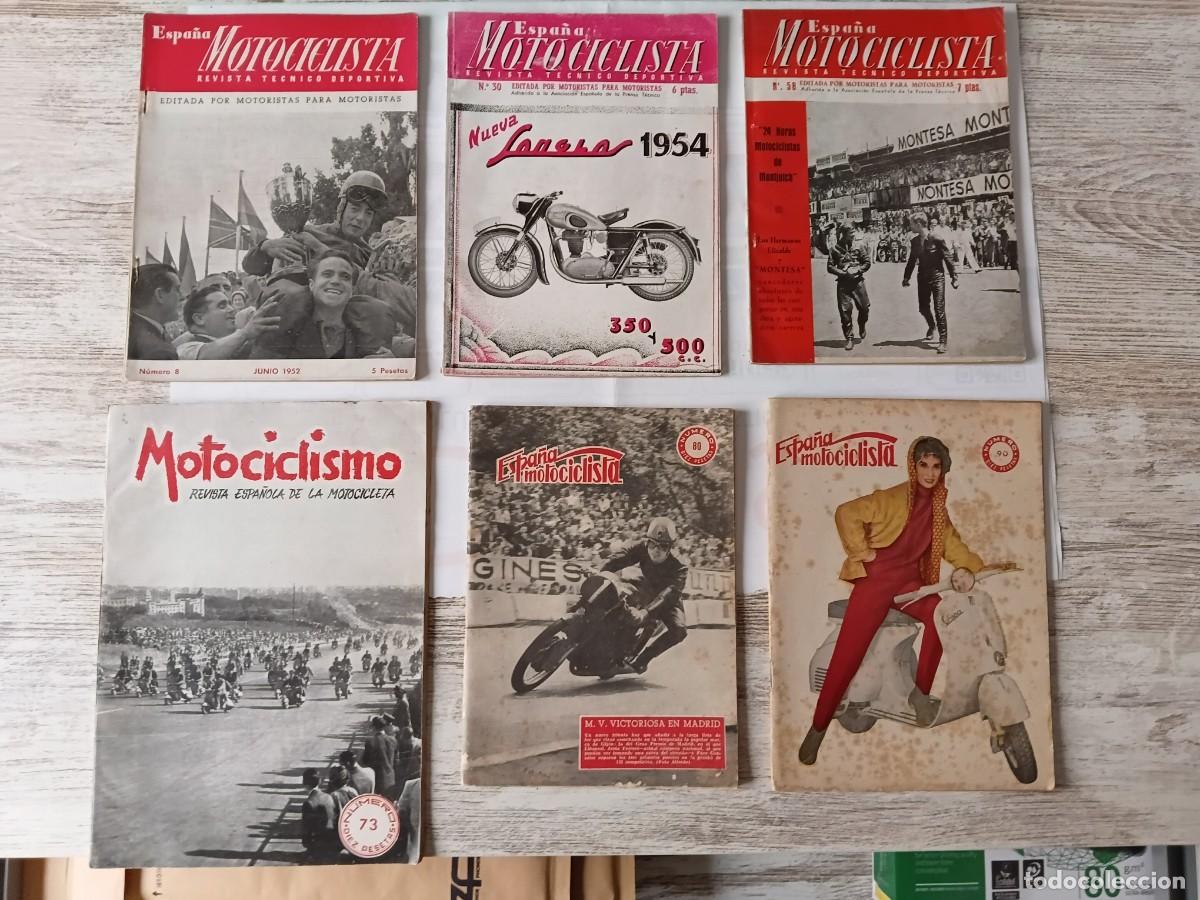 Coleccionismo deportivo: Lote 6 revistas Espa&ntilde;a motociclista .