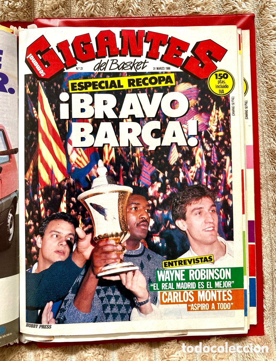 Sammelleidenschaft Sport: Revista 21 Gigantes del Basket ( 31 Marzo 1986) - Impecable | Con P&oacute;ster Central Intacto