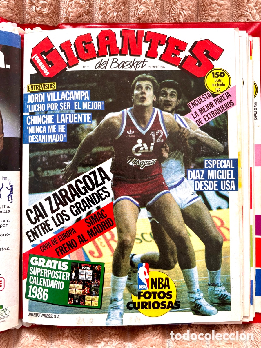 Coleccionismo deportivo: Revista Gigantes del Basket N&ordm; 11 (20 Enero 1986) | Estado MINT / Como Nueva