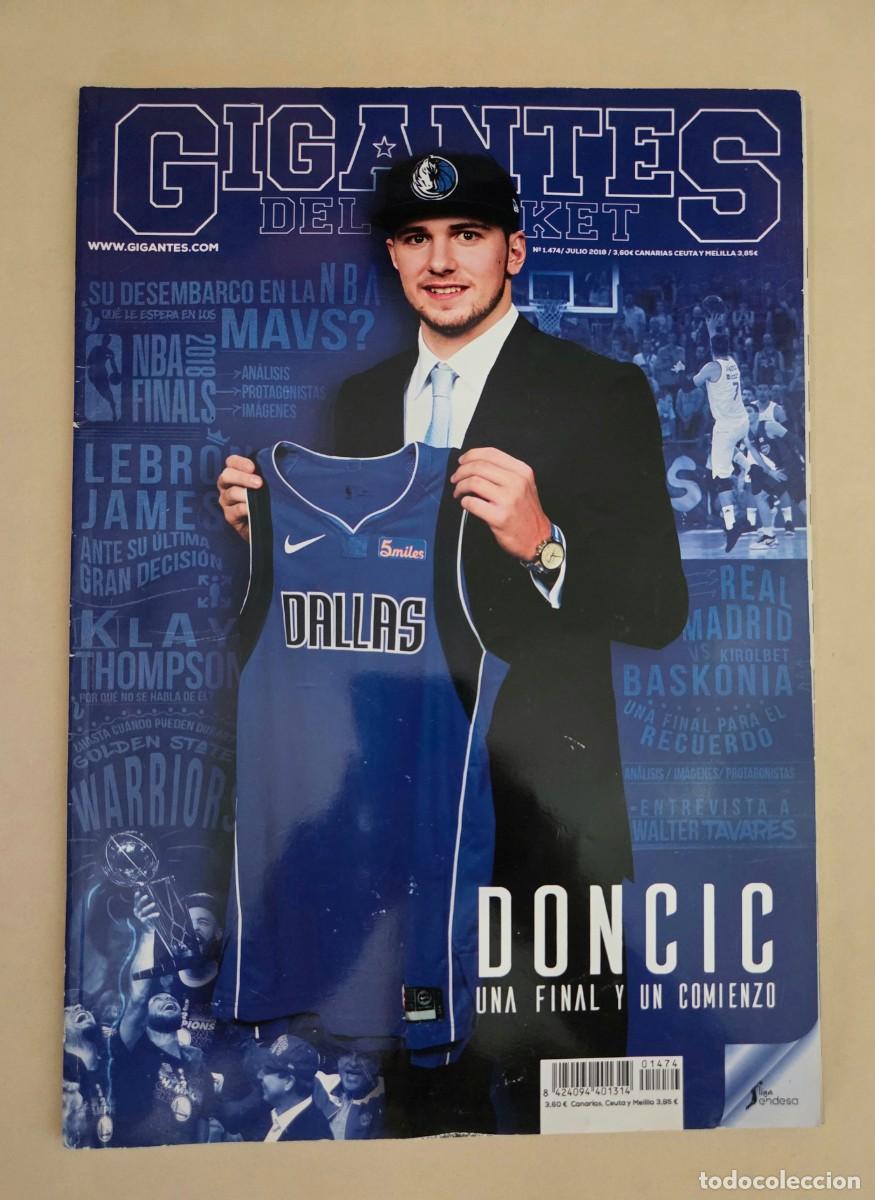 Coleccionismo deportivo: REVISTA GIGANTES DEL BASKET LUKA DONCIC FICHAJE PRESENTACI&Oacute;N DALLAS MAVERICKS BALONCESTO NBA (2018).