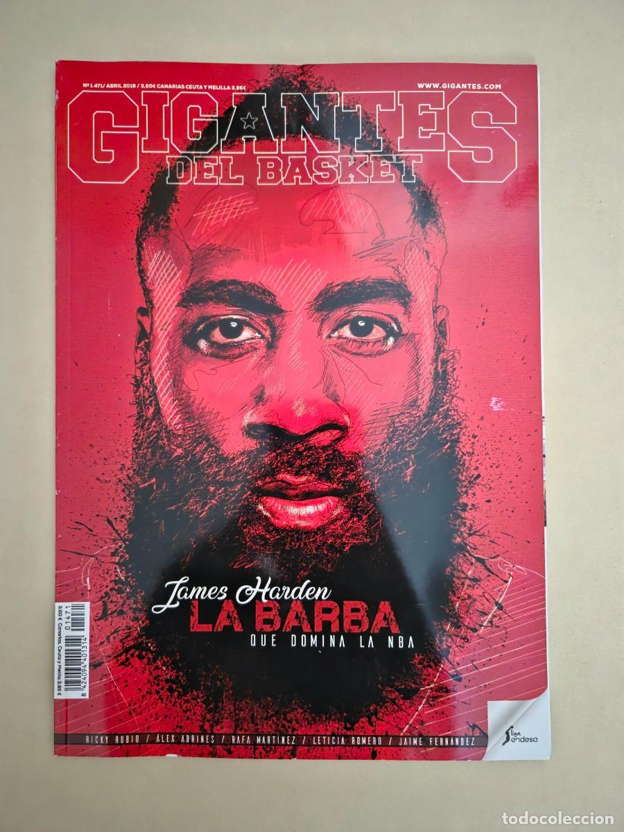 Coleccionismo deportivo: REVISTA GIGANTES DEL BASKET N&deg; 1471. JAMES HARDEN LA BARBA QUE DOMINA LA NBA(2018).