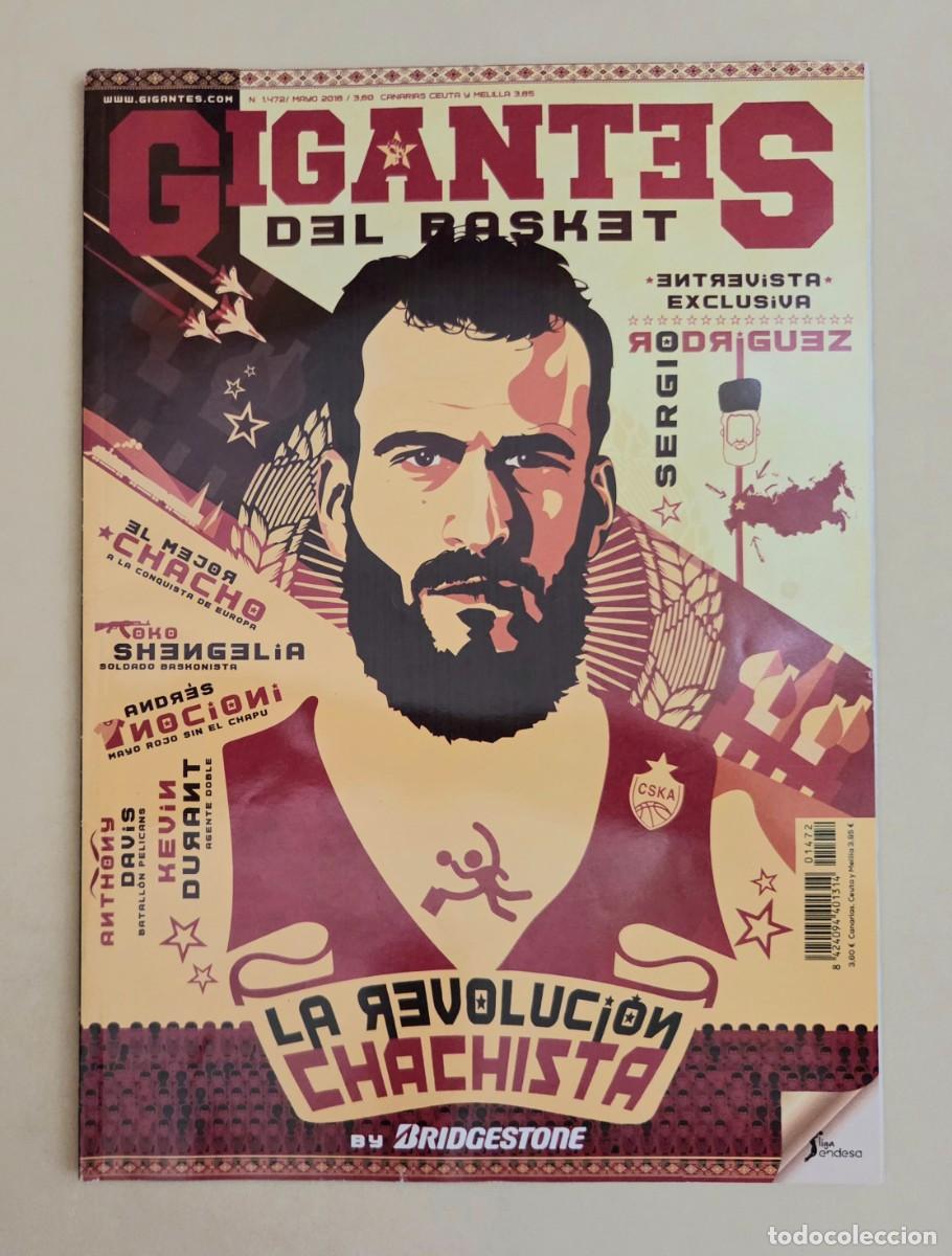 Coleccionismo deportivo: REVISTA GIGANTES DEL BASKET. N&deg; 1472. REPORTAJE ESPECIAL CHACHO RODR&Iacute;GUEZ. (2018).