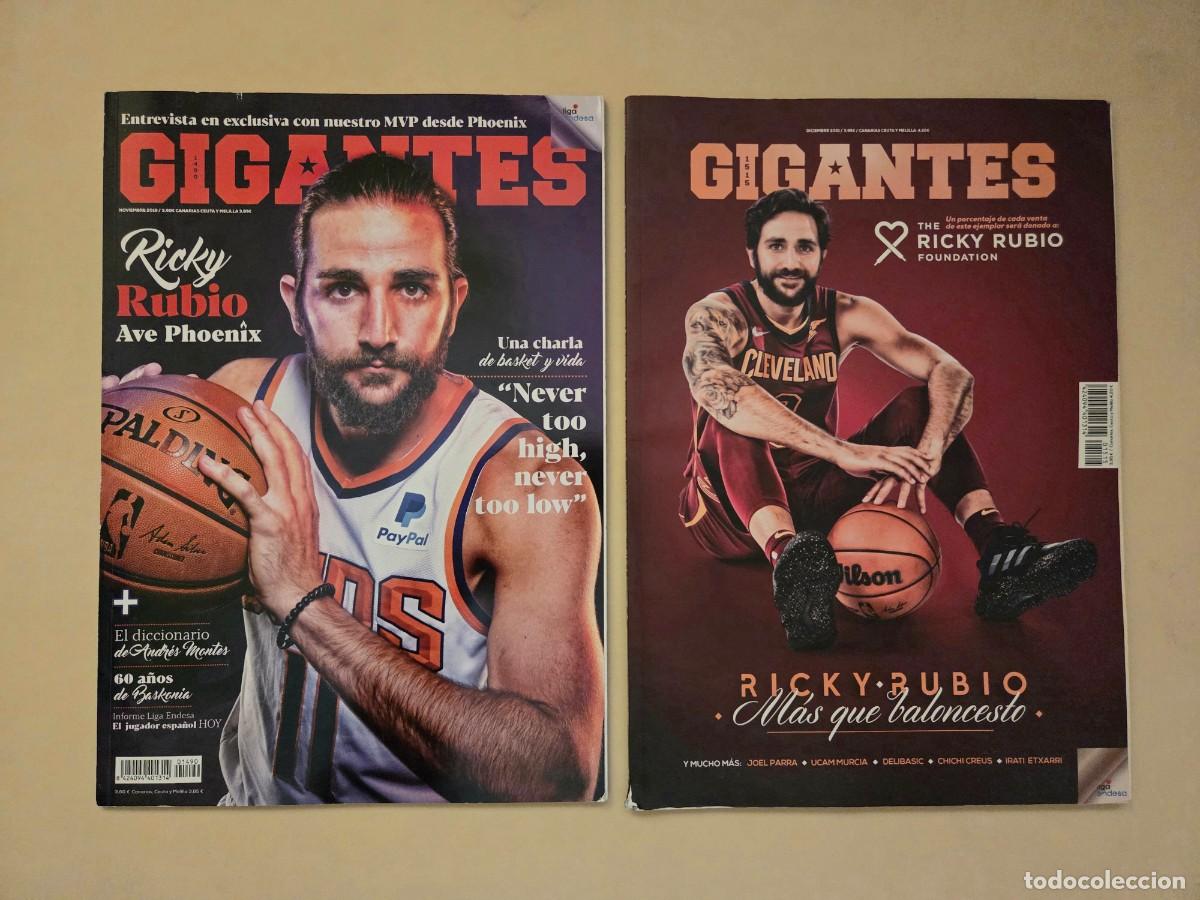 Sammelleidenschaft Sport: REVISTA GIGANTES DEL BASKET N&deg; 1490 y 1515. RICKY RUBIO. (2019, 2021).