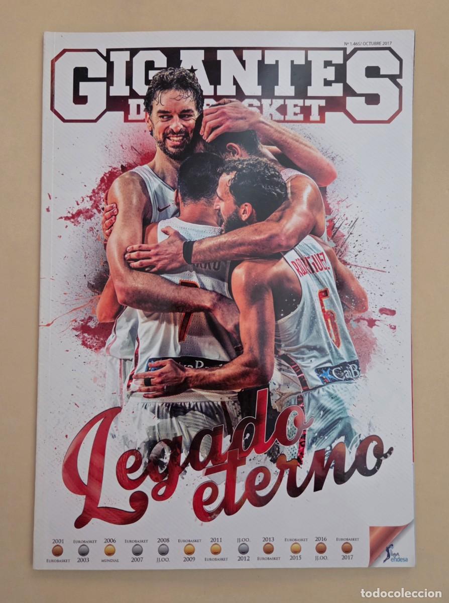 Coleccionismo deportivo: REVISTA GIGANTES DEL BASKET. N&deg; 1465 EUROBASKET BRONCE ESPA&Ntilde;A (2017).