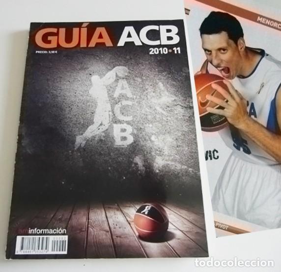 Coleccionismo deportivo: GU&Iacute;A ACB 2010 2011 REVISTA DE BALONCESTO LIGA ESPA&Ntilde;OLA - B&Aacute;SQUET DEPORTE EQUIPOS DATOS NUEVAS NORMAS
