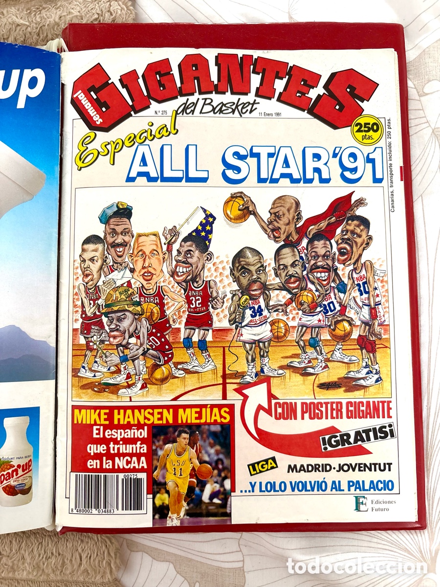 Collectionnisme sportif: Revista Gigantes del Basket N&ordm; 275 (1991) - Especial All Star NBA - Impecable