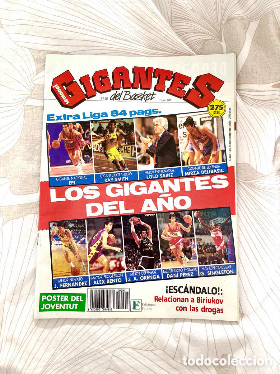 Coleccionismo deportivo: Revista 291 NBA Gigantes del Basket 1991 - Michael Jordan