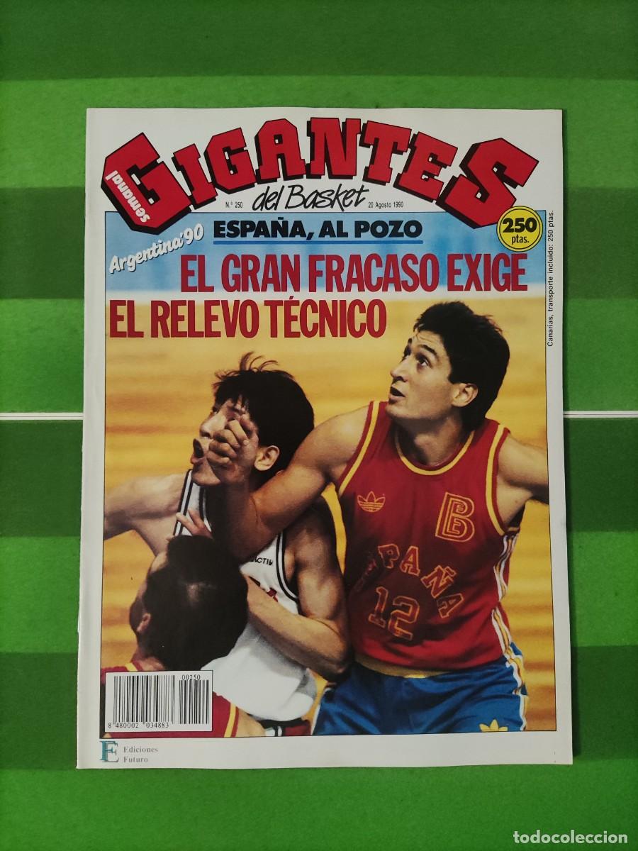 Coleccionismo deportivo: 250 Revista Gigantes del basket 1990 Argentina 90