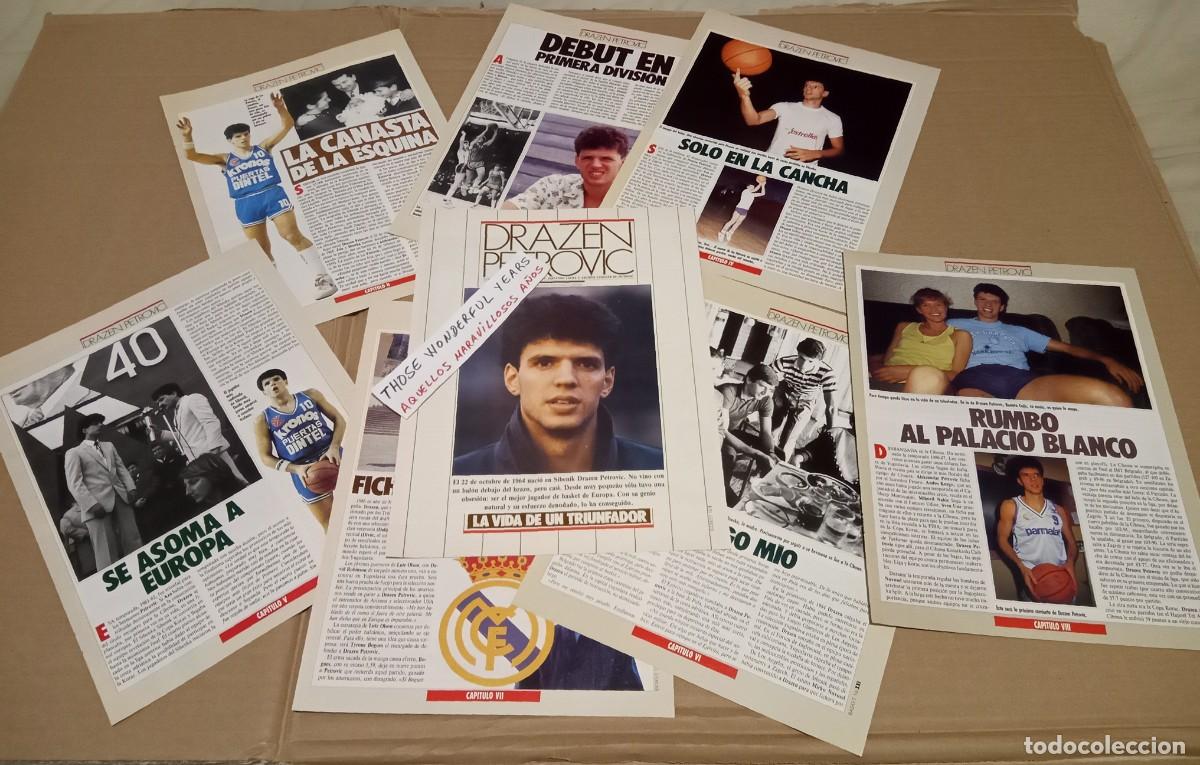 Coleccionismo deportivo: REVISTA FASC&Iacute;CULO BASKET16 BASKET 16 1980s DRAZEN PETROVIC SET COMPLETO 8 CAPITULOS 32 PGS REEBOK