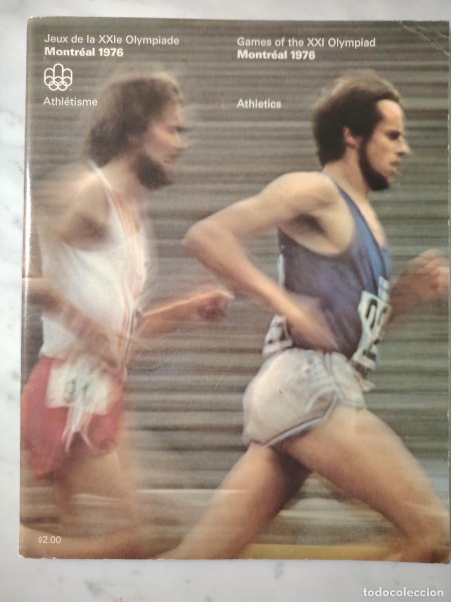 Coleccionismo deportivo: Juegos Ol&iacute;mpicos de Montreal &acute;76 (Programa oficial, Atletismo)