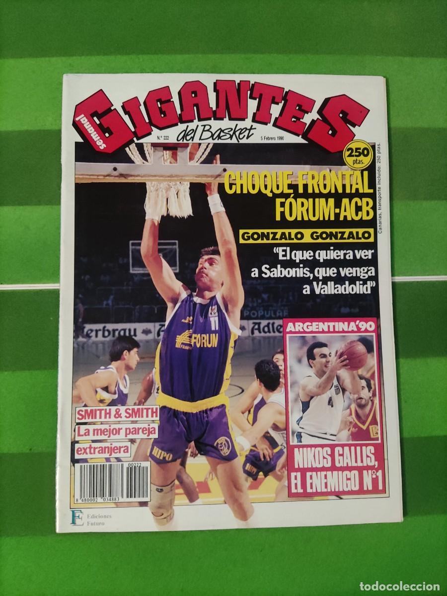 Sammelleidenschaft Sport: 222 Revista Gigantes del basket 1990 Forum - ACB choque frontal / Smith & Smith / Nikos Gallis