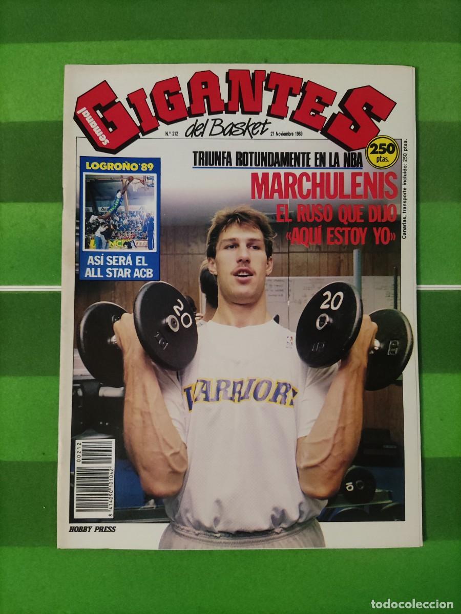 Coleccionismo deportivo: 212 Revista Gigantes del basket 1989 All Star ACB / Marchulenis
