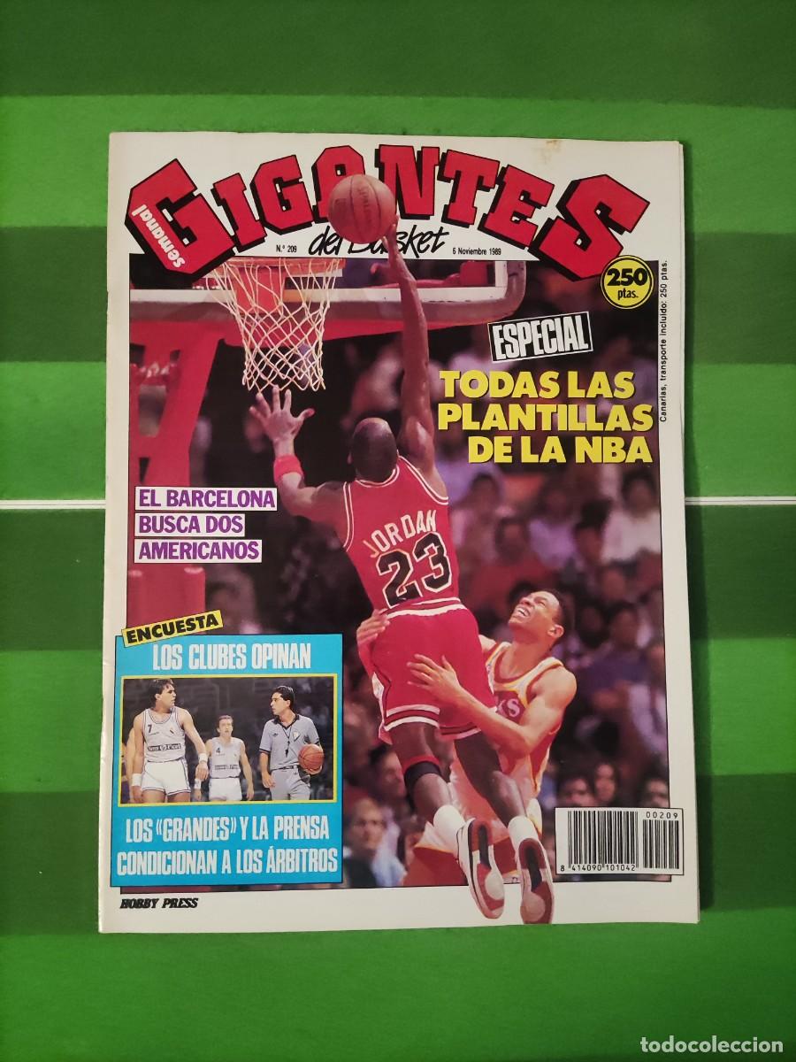 Coleccionismo deportivo: 209 Revista Gigantes del basket 1989 Especial todas las plantillas de la NBA