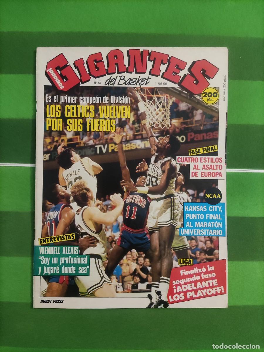Sammelleidenschaft Sport: 127 Revista Gigantes del basket 1988 NCAA Kansas / Fase final de Europa / Los Celtics / Playoff
