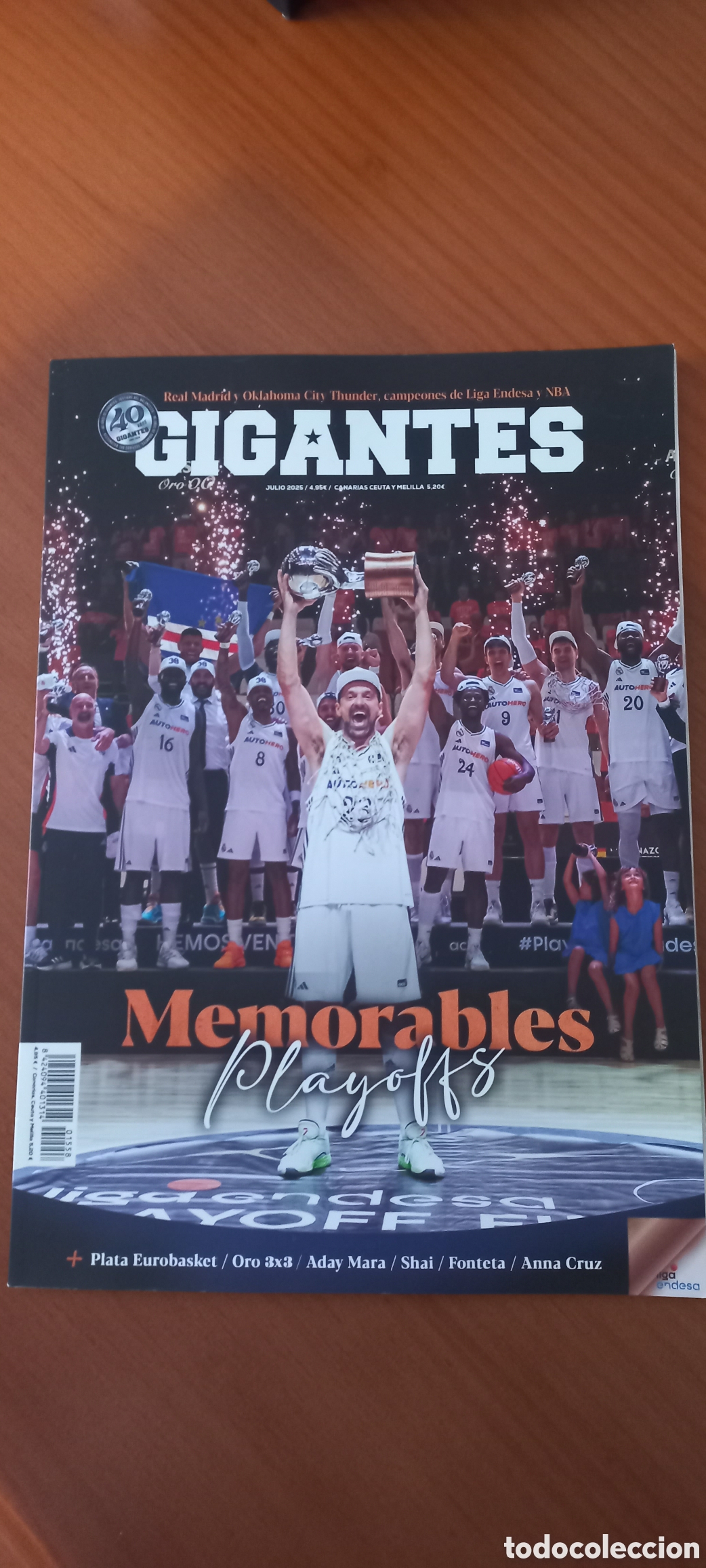 Coleccionismo deportivo: Gigantes julio 2025 playoffs