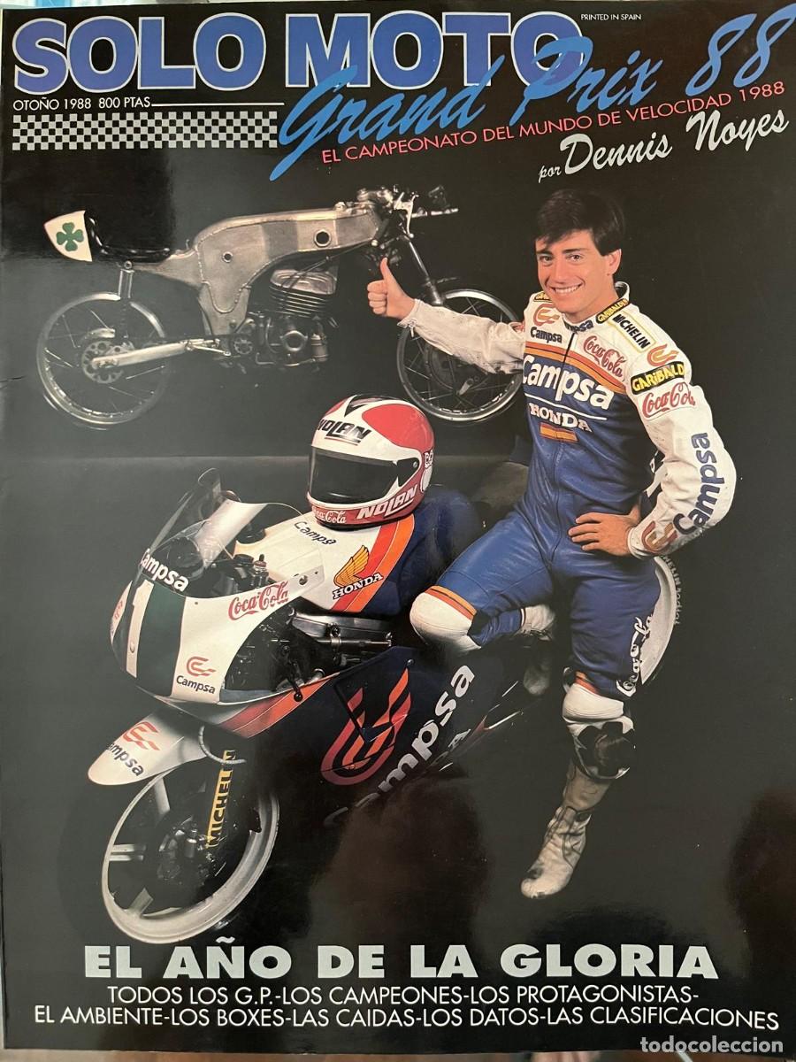 Coleccionismo deportivo: Revista Solo Moto n.&ordm; especial Oto&ntilde;o 1988. D.Noyes