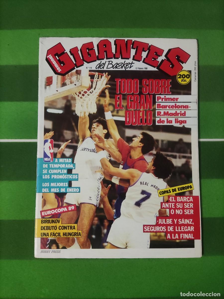 Sammelleidenschaft Sport: 119 Gigantes del basket 1988 Barcelona - Real Madrid / Eurocopa 89 / Copas de Europa