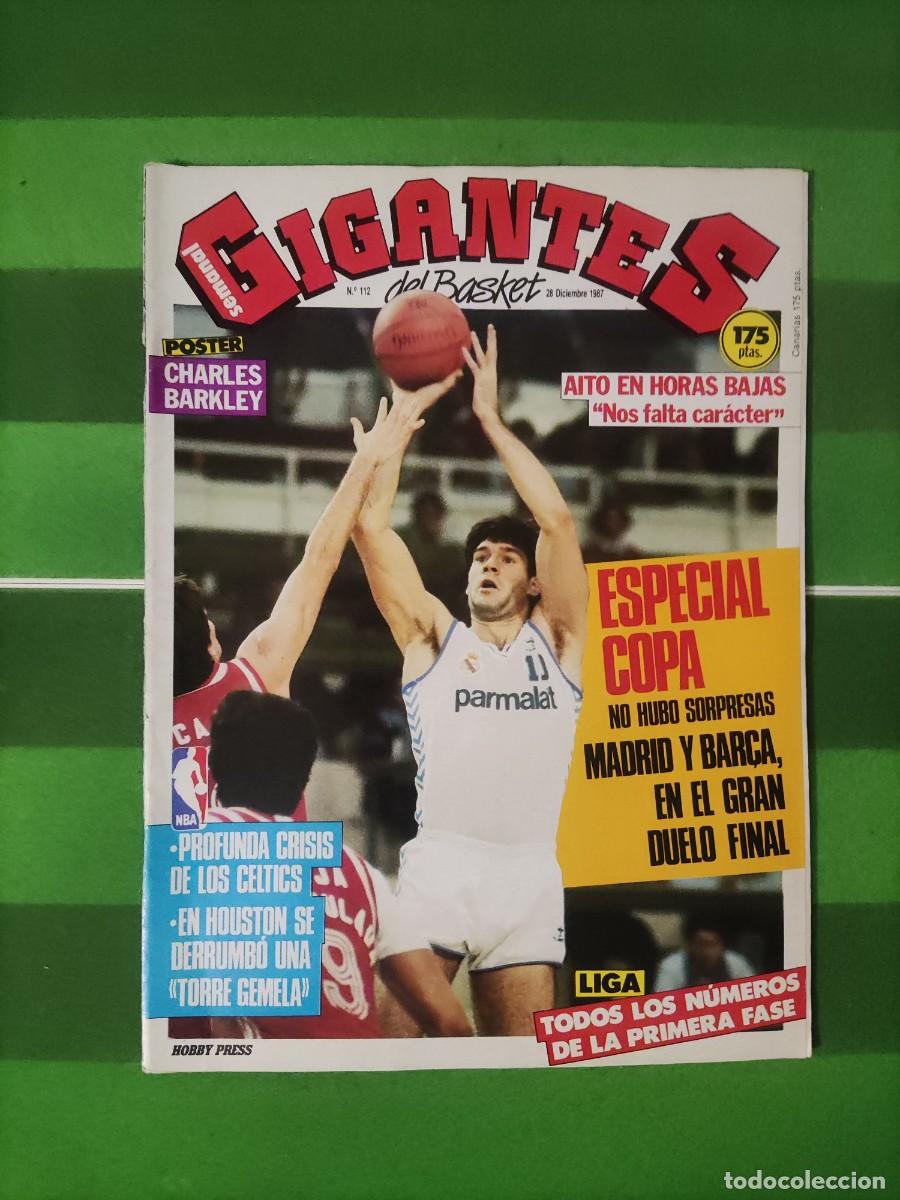 Coleccionismo deportivo: 112 Gigantes del basket 1987 Especial Copa del Rey / NBA