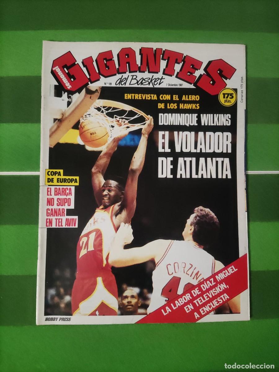 Sports collectibles: 109 Gigantes del basket 1987 Dominique Wilkins Atlanta / Copa de Europa