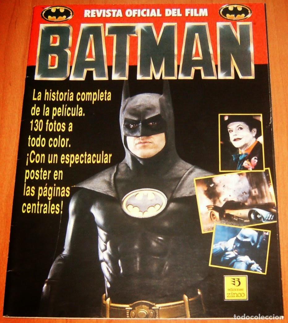 Coleccionismo deportivo: BATMAN . REVISTA OFICIAL de la PELICULA . 1989 . EDICIONES ZINCO
