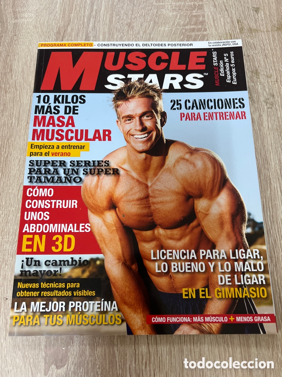 Sports collectibles: MUSCLE STARS N&ordm; 5 25 CANCIONES ENTRENAR CONSTRUIR ABDOMINALES