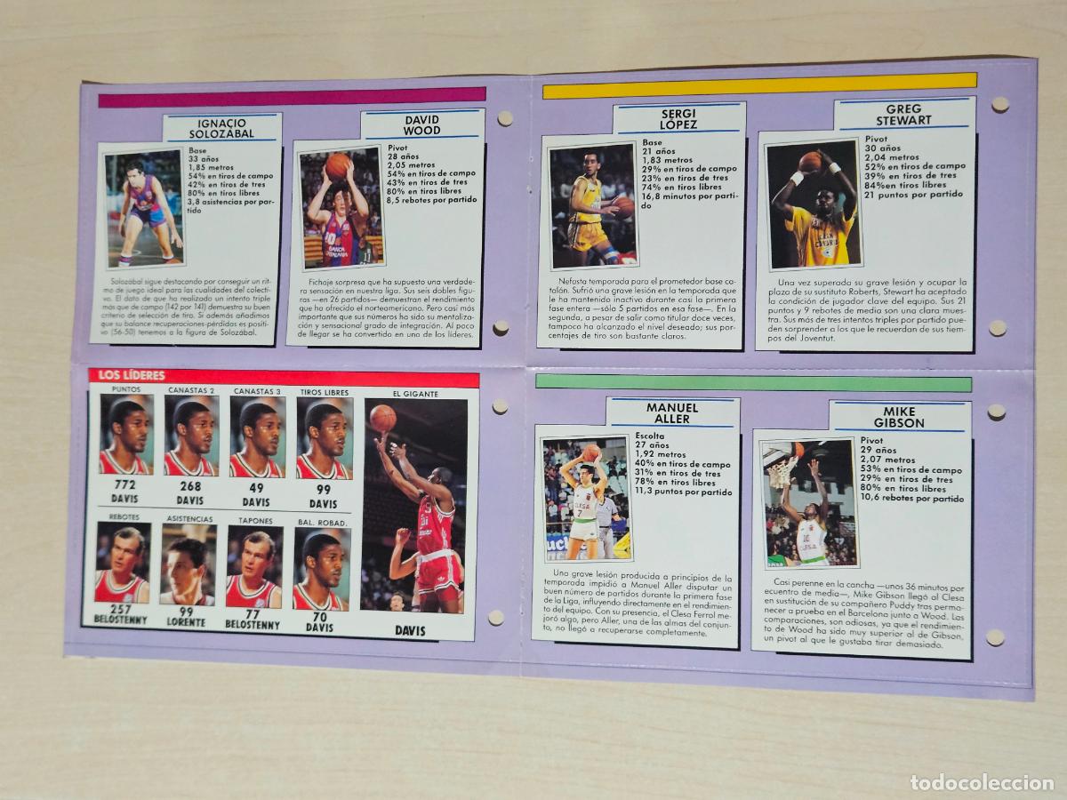 Coleccionismo deportivo: Fichas &rdquo;As&iacute; fue la Liga 89-90&rdquo; Gigantes del Basket LEER ANUNCIO