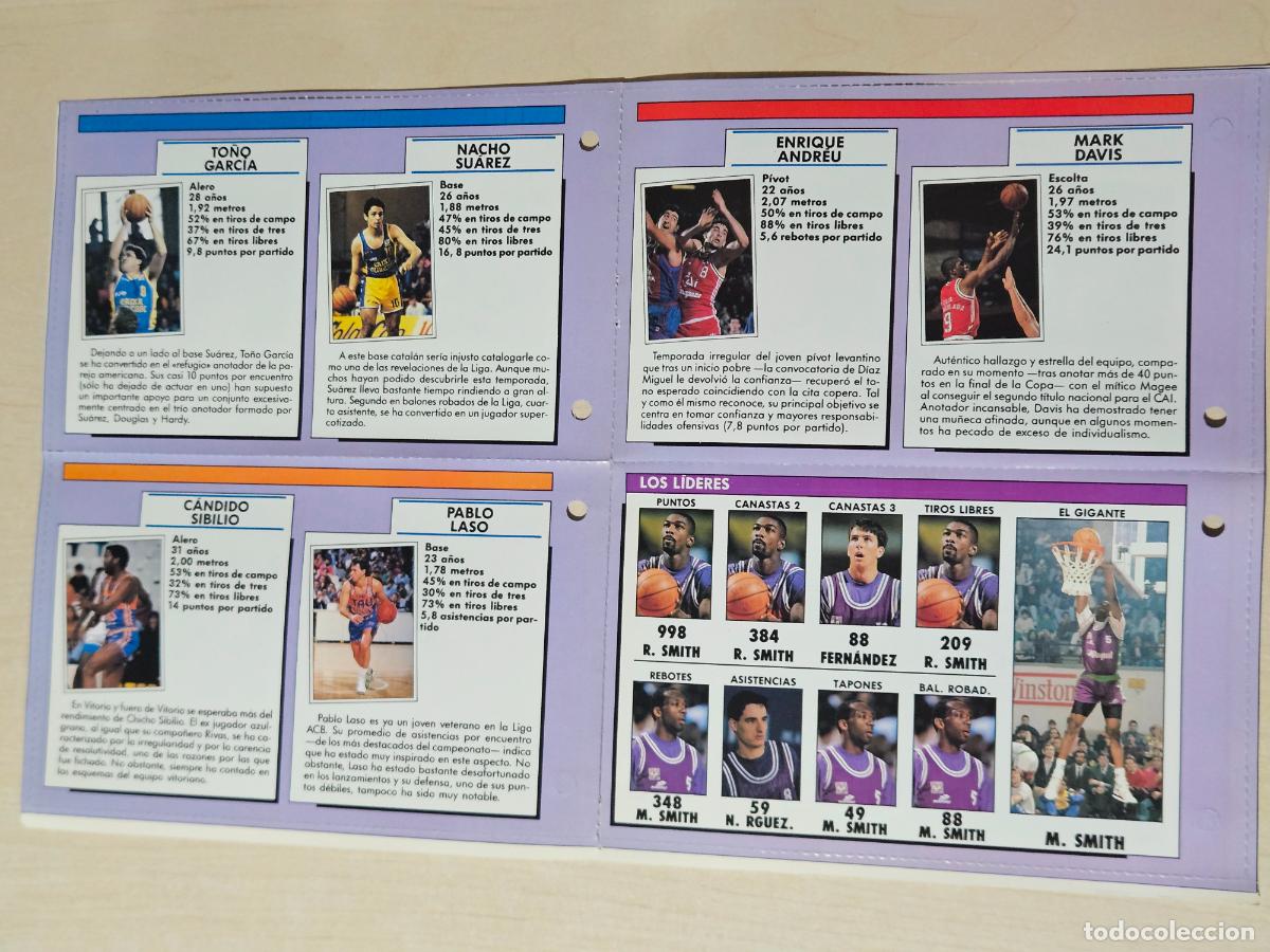 Coleccionismo deportivo: Fichas &rdquo;As&iacute; fue la Liga 89-90&rdquo; Gigantes del Basket LEER ANUNCIO