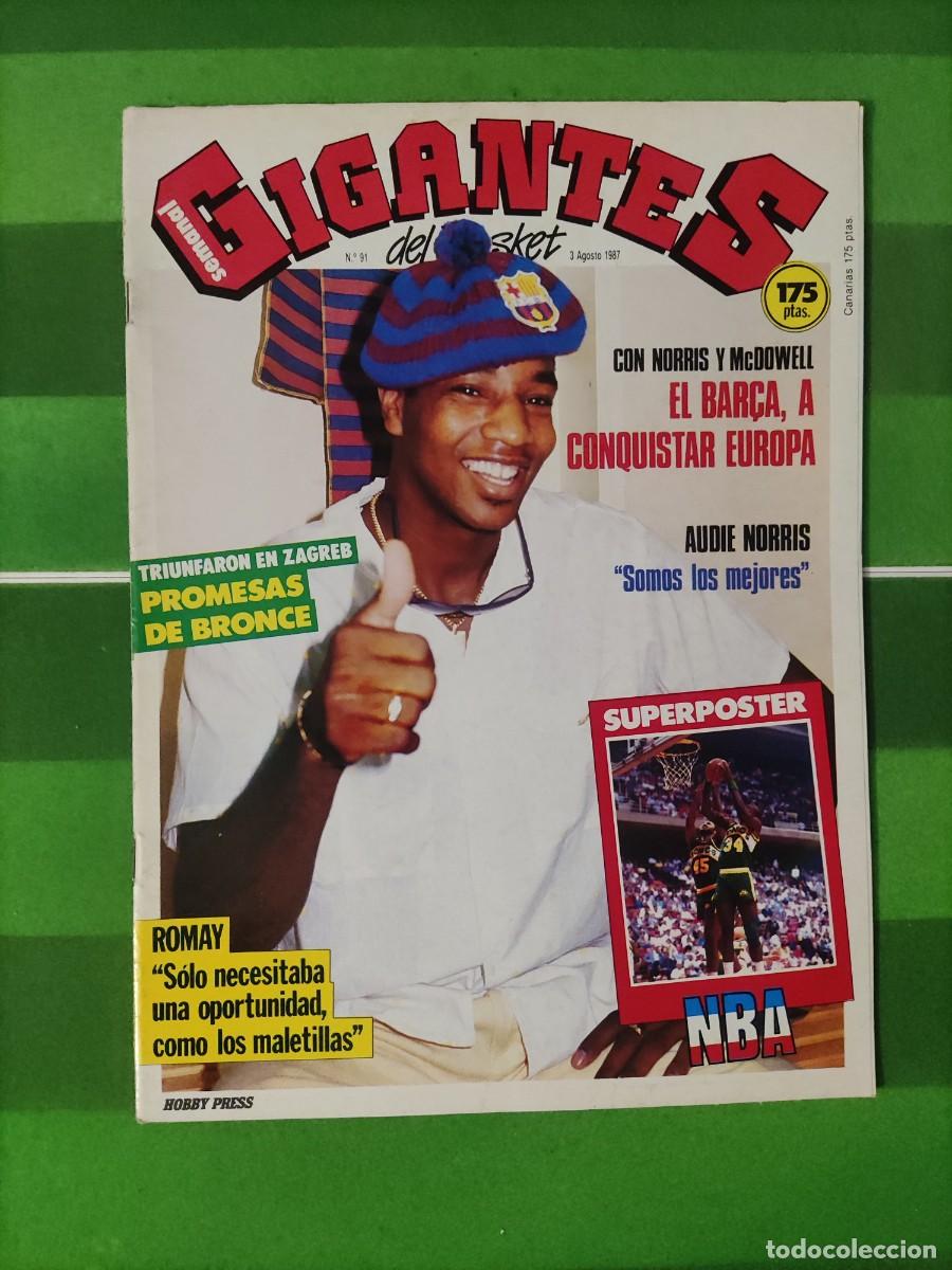 Collectionnisme sportif: 91 Gigantes del basket 1987 Norris y McDowell Bar&ccedil;a / Romay