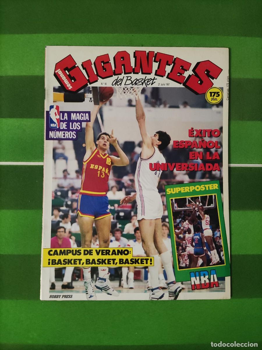 Colecionismo desportivo: 90 Gigantes del basket 1987 Campus de verano / NBA La magia de los n&uacute;meros
