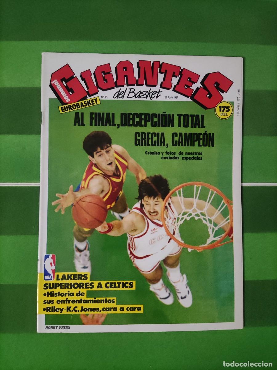 Sammelleidenschaft Sport: 85 Gigantes del basket 1987 Eurobasket Grecia campe&oacute;n / Lakers superiores a Celtics