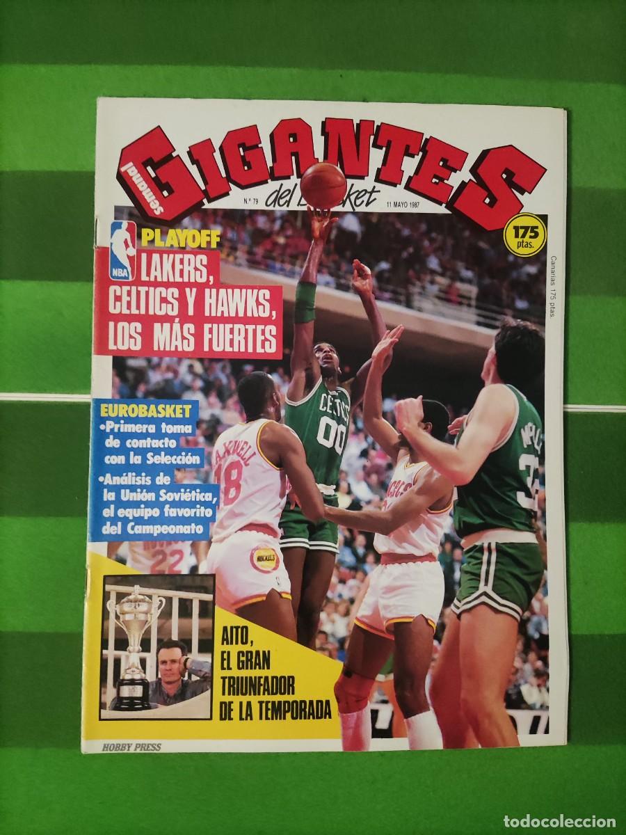 Coleccionismo deportivo: 79 Gigantes del basket 1987 Play off NBA / Aito / Eurobasket