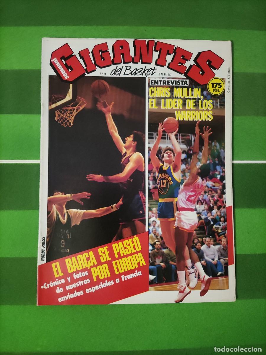 Collectionnisme sportif: 74 Gigantes del basket 1987 El Bar&ccedil;a se pase&oacute; por Europa / Chris Mullin Los Warriors