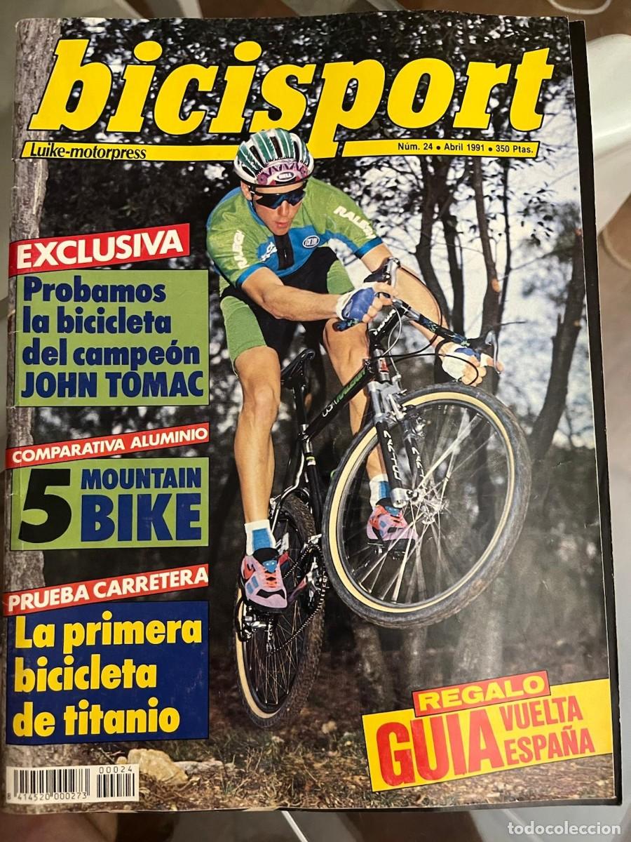 Sports collectibles: Revista Bicisport n.&ordm; 24 de abril 1991. John Tomac